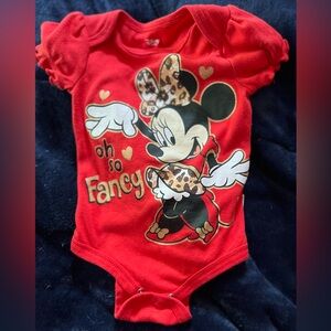 Disney Minnie mouse Size 12 months onesie